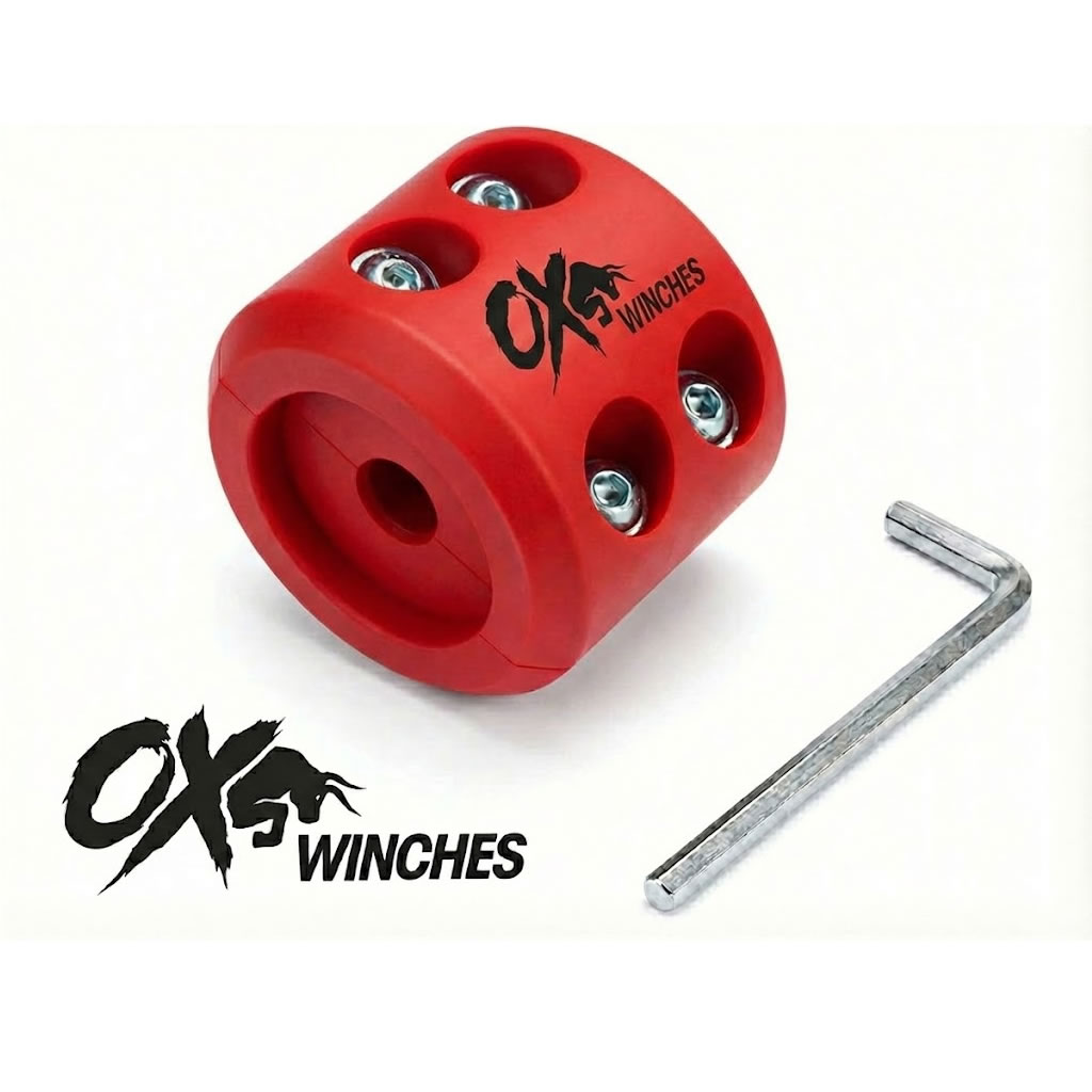 Ox Winch Cable Stopper - Red