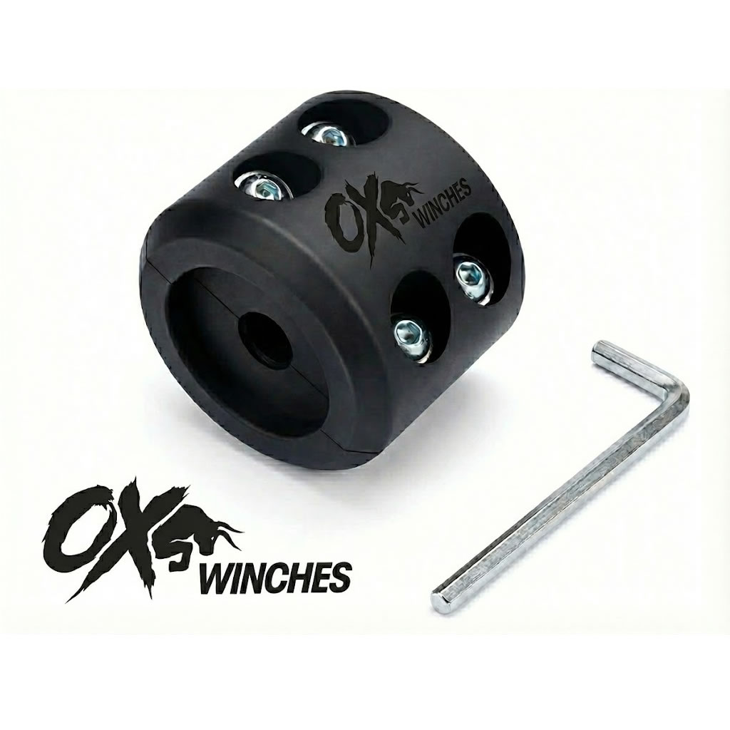 Ox Winch Cable Stopper - Black