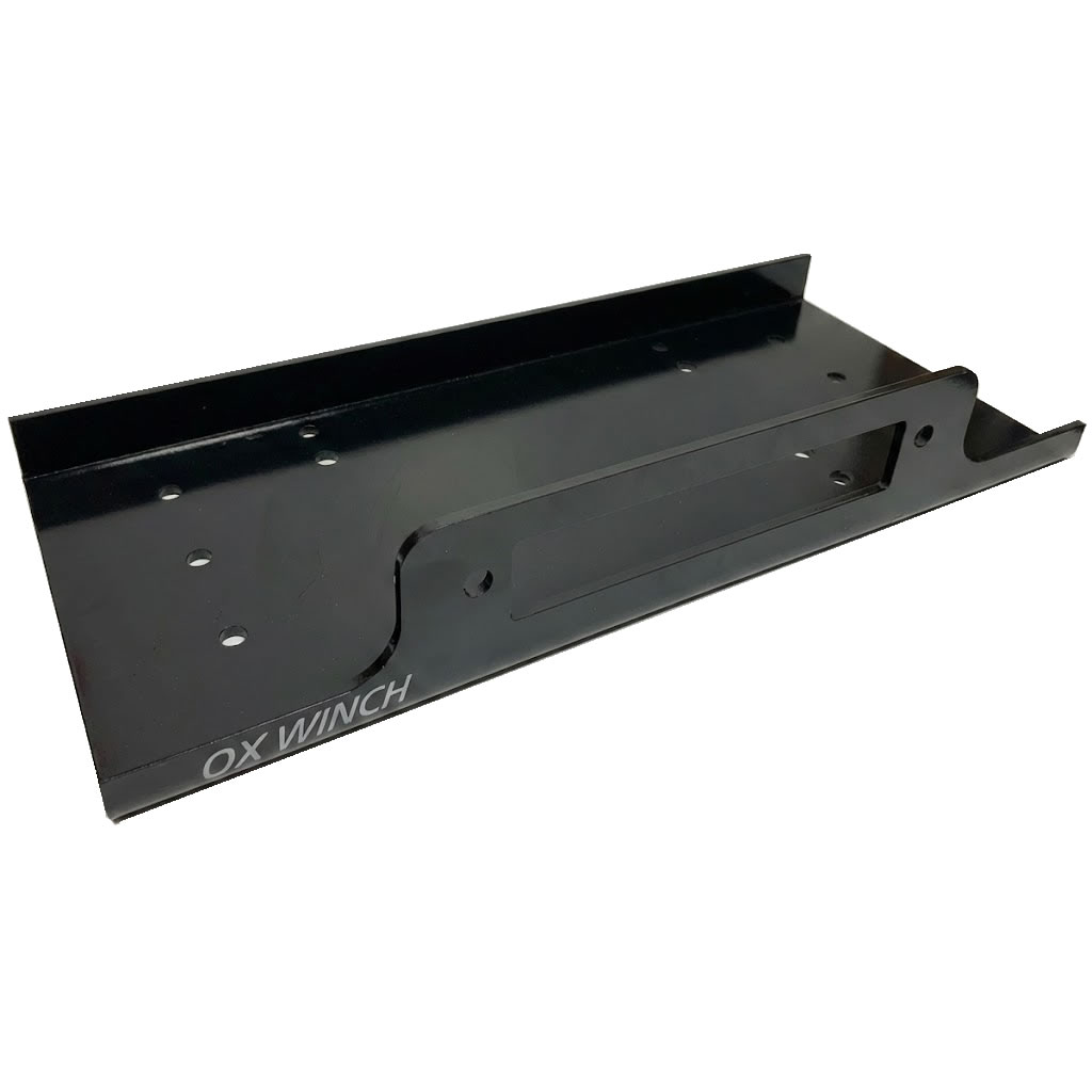 Heavy-Duty Universal Winch Mounting Plate – For 9000lb & 17,500lb Electric & Hydraulic Winches