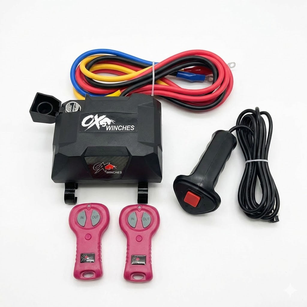 Universal 12V Waterproof Winch Control Box Kit – IP67 Rated