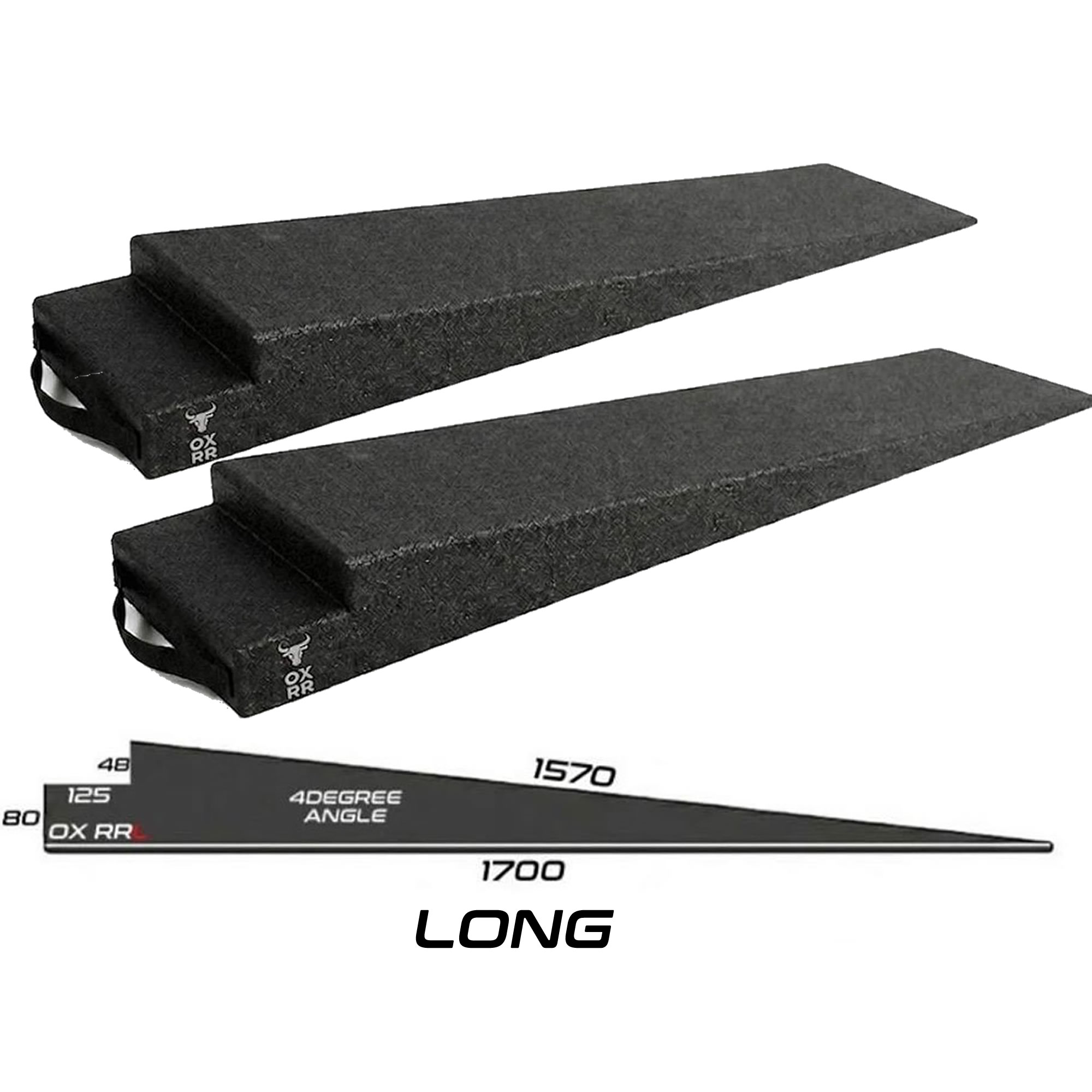  OX RRL 1700 Extra Low Profile High Grip Anti-Slip Extension Race Ramps
